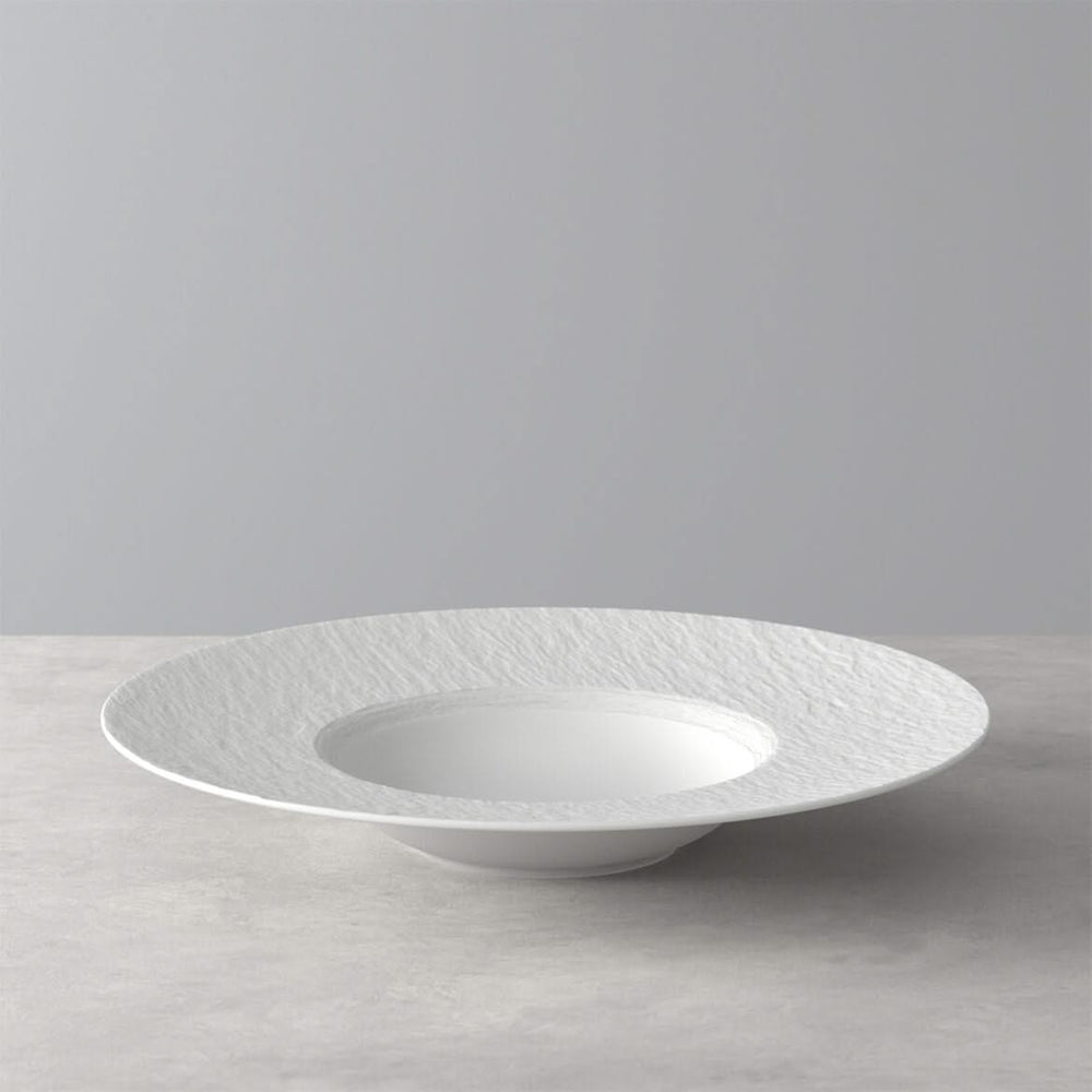 Plato Hondo / para Pasta Villeroy & Boch Manufacture Rock - Blanco - ø 28 cm