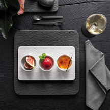 Villeroy & Boch Set de cuencos para salsas Manufacture Rock - Blanco - 4 piezas