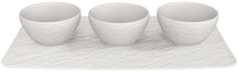 Villeroy & Boch Set de cuencos para salsas Manufacture Rock - Blanco - 4 piezas