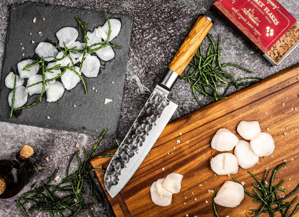 Cuchillo Santoku Forged Olive 18 cm