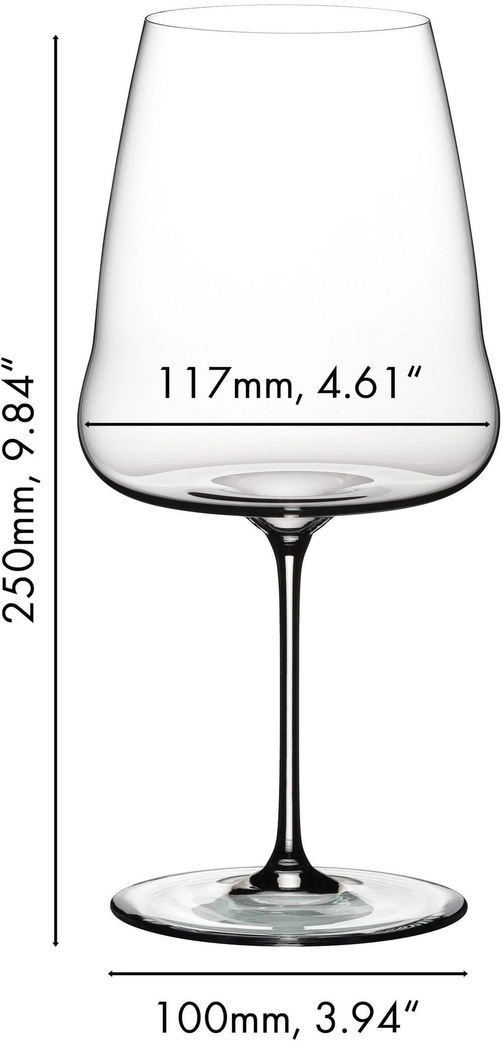 Copas de vino tinto Riedel Winewings - Cabernet Sauvignon - 1002 ml