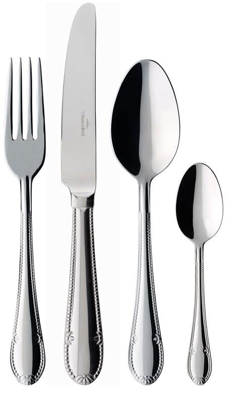 Villeroy & Boch Juego de cubiertos Mademoiselle - Acero inoxidable - 24 piezas / 6 personas
