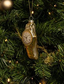 Bola de Navidad Nordic Light Reloj 11 cm