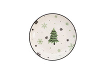 Cookinglife Juego de vajilla - Vajilla de Navidad - Cerámica - Verde 18 piezas / 6 personas - 6 platos de cena, 6 platos de desayuno & 6 cuencos