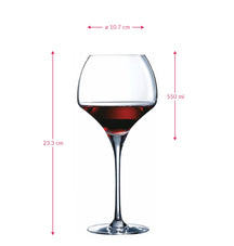 Copas para vino tinto Chef & Sommelier Open Up - 550 ml - 6 piezas