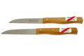 Cuchilla de molino Robert Herder acero inoxidable madera - Hoja 8.5 cm - 2 unidades