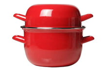 Olla para mejillones - Esmalte - Rojo - ø 18 cm / 2.8 litros - recubrimiento antiadherente esmaltado Cosy & Trendy