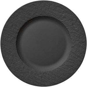 Plato para cena Villeroy & Boch Manufacture Rock - Negro - ø 27 cm