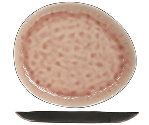 Cosy & Trendy Platos para cena Organic Laguna Old Rose - 27 x 23 cm - 4 piezas