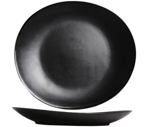 Cosy & Trendy Platos para cena Vongola Negro - 28 x 26 cm - 4 unidades