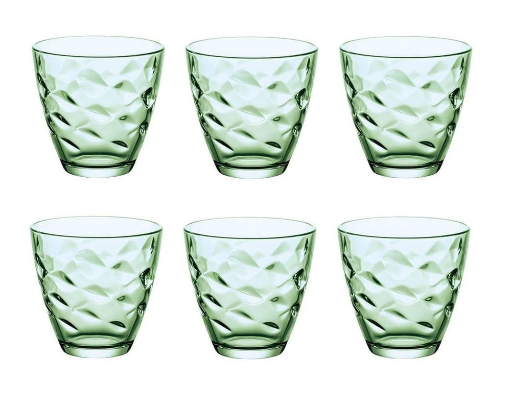 Vasos Bormioli Rocco Flora - Verde - 250 ml - 6 piezas