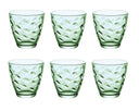 Vasos Bormioli Rocco Flora - Verde - 250 ml - 6 piezas