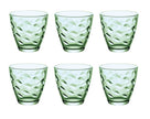 Vasos Bormioli Rocco Flora - Verde - 250 ml - 6 piezas