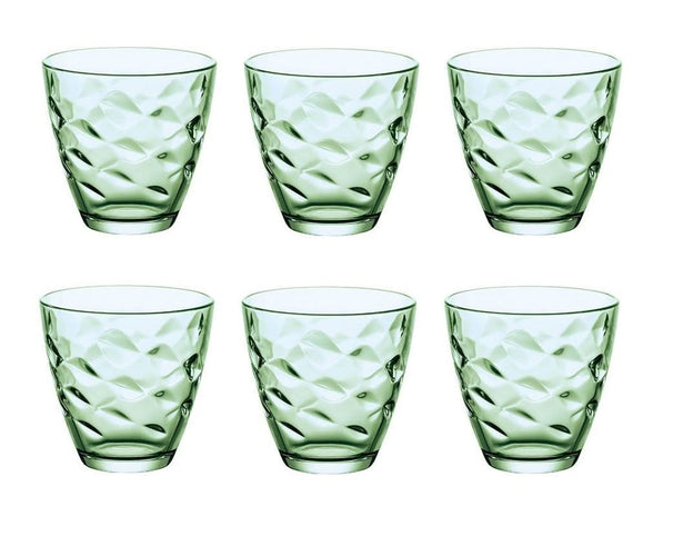 Vasos Bormioli Rocco Flora - Verde - 250 ml - 6 piezas