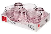 Vasos Bormioli Rocco Flora - Rosa - 250 ml - 6 piezas