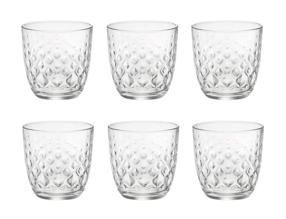 Vasos Bormioli Rocco Glit - Transparente 295 ml - 6 piezas
