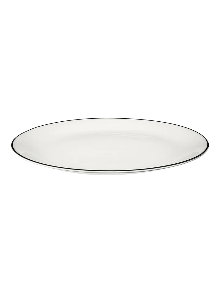 Platos de cena ASA Selection A Table Ligne Noire ø 26.5 cm - 4 piezas
