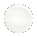 ASA Selection Platos de desayuno / Platos de postre A Table Ligne Noire ø 21 cm - 4 unidades