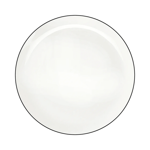 ASA Selection Platos de desayuno / Platos de postre A Table Ligne Noire ø 21 cm - 4 unidades