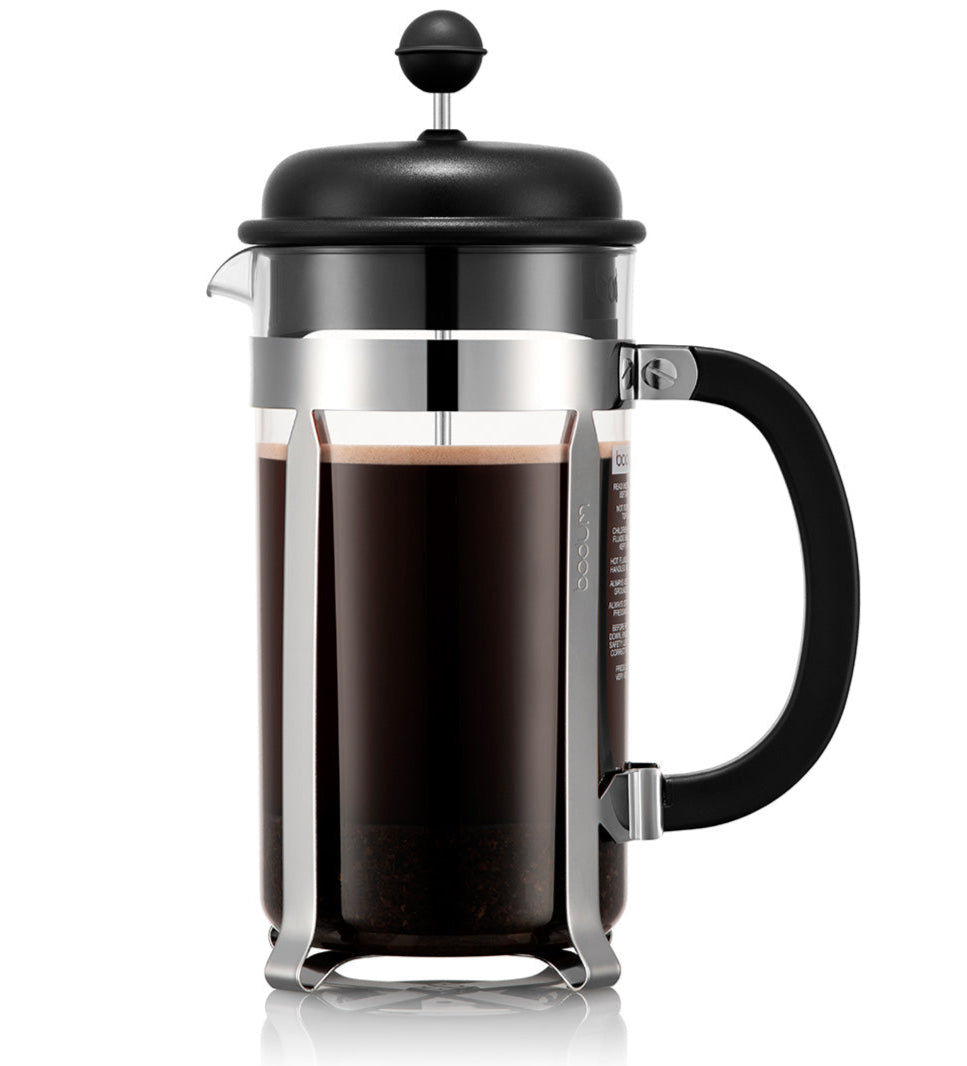 Bodum Cafetière - Caffettiera - French Press con tapa de plástico 8 tazas - 1 litro