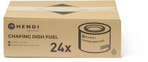 Pasta para quemar Hendi para Chafing Dish - 200 gramos - 24 unidades