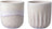 Villeroy & Boch Tazas Perlemor Sand - 290 ml - 2 unidades
