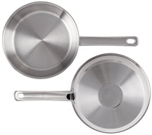 Set de sartenes Cookinglife Superior Triply Acero Inoxidable 2 piezas ø 24 y 28 cm - apta para todas las fuentes de calor - sin recubrimiento antiadherente