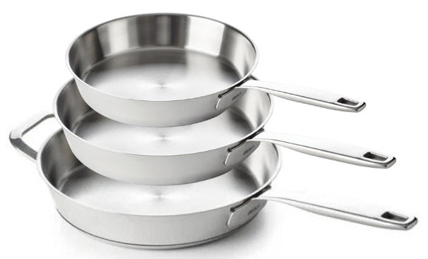 Beka juego de sartenes 3 piezas Maestro 5-Ply - ø 20, 24 & 28 cm - apto para todas las fuentes de calor - sin revestimiento antiadherente