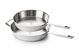 Beka juego de sartenes 2 piezas Maestro 5-Ply - ø 24 & 28 cm - adecuado para todas las fuentes de calor - sin revestimiento antiadherente