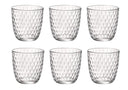 Vasos de agua Bormioli Rocco Slot - Transparente - 290 ml - 6 piezas