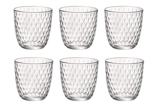 Vasos de agua Bormioli Rocco Slot - Transparente - 290 ml - 6 piezas
