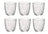Vasos de agua Bormioli Rocco Slot - Transparente - 290 ml - 6 piezas