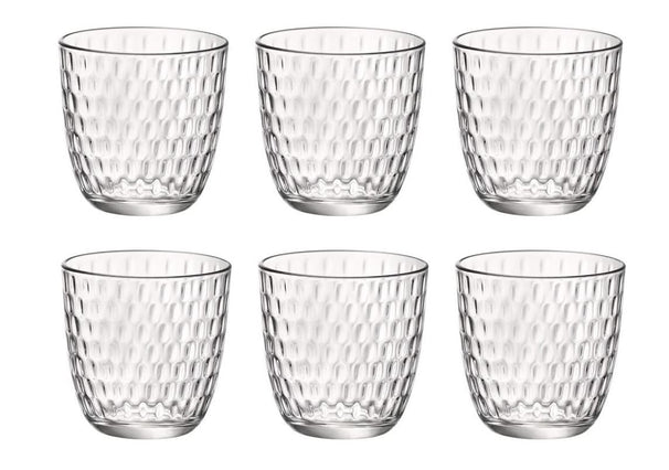 Vasos de agua Bormioli Rocco Slot - Transparente - 290 ml - 6 piezas