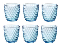 Vasos de agua Bormioli Rocco Slot - Azul - 290 ml - 6 piezas