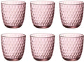 Vasos de agua Bormioli Rocco Slot - Rosa - 290 ml - 6 piezas