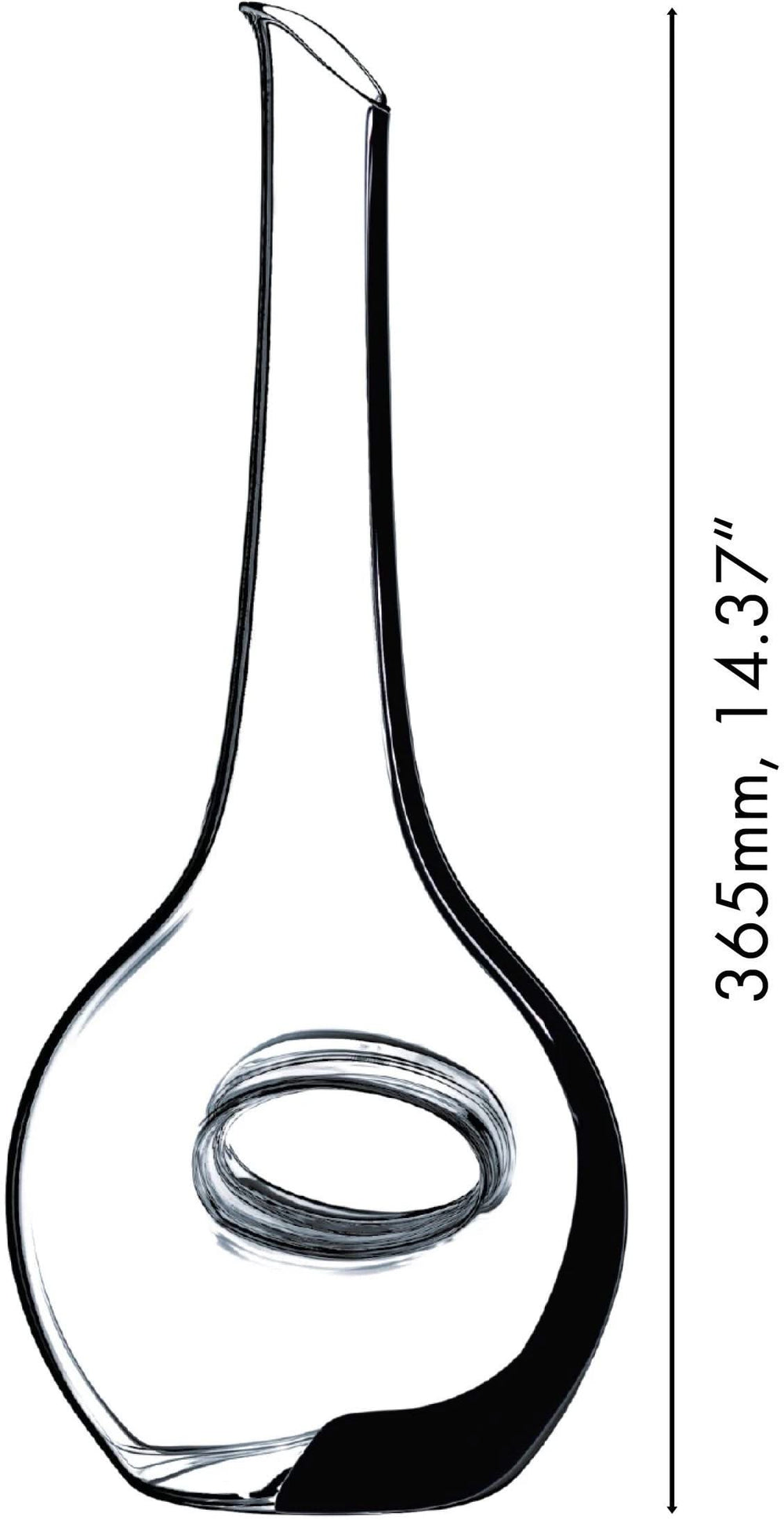 Decantador Riedel Black Tie Occhio Nero - Hecho a mano - 750 ml
