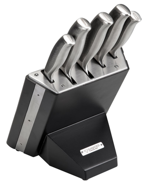 Bloque de cuchillos Diamant Sabatier Riyouri negro 6 piezas
