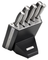 Bloque de cuchillos Diamant Sabatier Riyouri negro 6 piezas