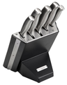 Bloque de cuchillos Diamant Sabatier Riyouri negro 6 piezas