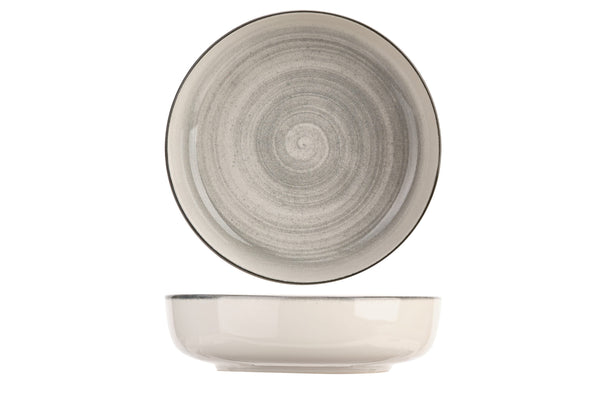 Platos hondos / para pasta Cosy & Trendy Baltic Grey ø 18 cm - 6 piezas