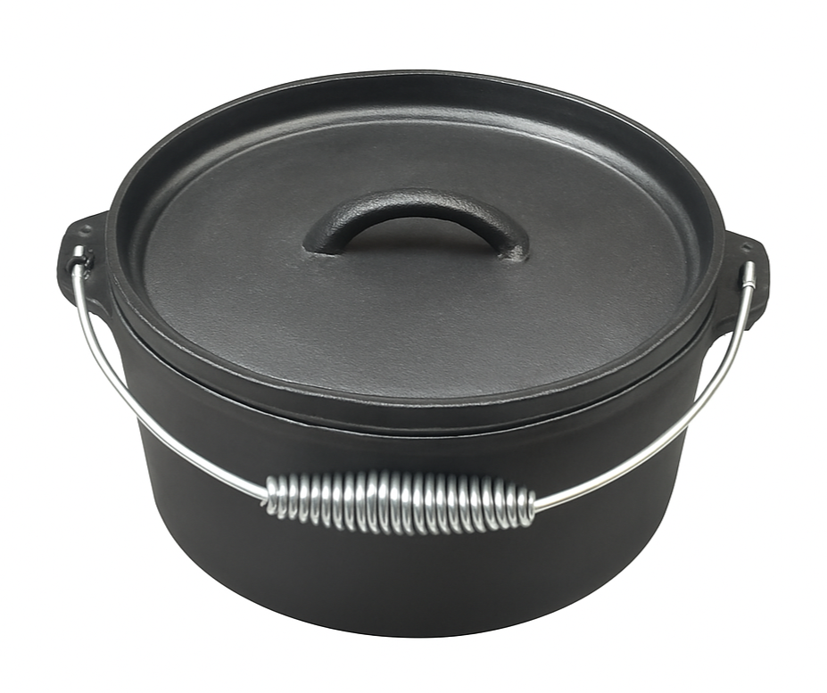 Blackwell Dutch oven / Cacerola con tapa - Hierro fundido - ø 25 cm / 4 litros - sin capa antiadherente