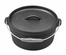 Blackwell Dutch oven / Cacerola con tapa - Hierro fundido - ø 25 cm / 4 litros - sin recubrimiento antiadherente
