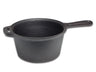 Blackwell Cazo de hierro fundido / Cazo con mango ø 18 cm - 1.5 litros - sin recubrimiento antiadherente