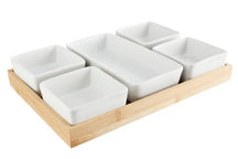 Cosy & Trendy Tabla para aperitivos con 5 recipientes