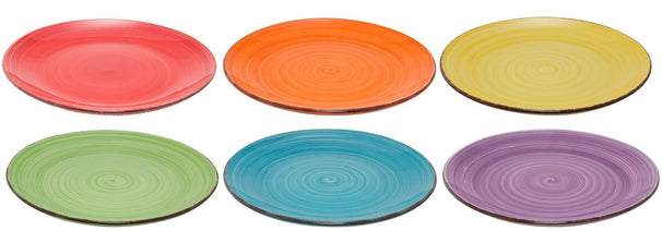 Studio Tavola Platos para Cena Sunny Summer ø 26.5 cm - 6 unidades