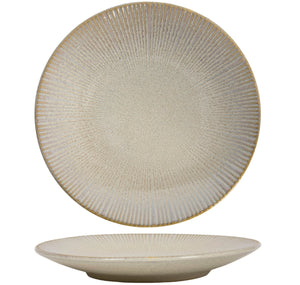 Cookinglife Platos de Cena Coastal Lines Ocean Beige ø 27 cm - 6 Piezas