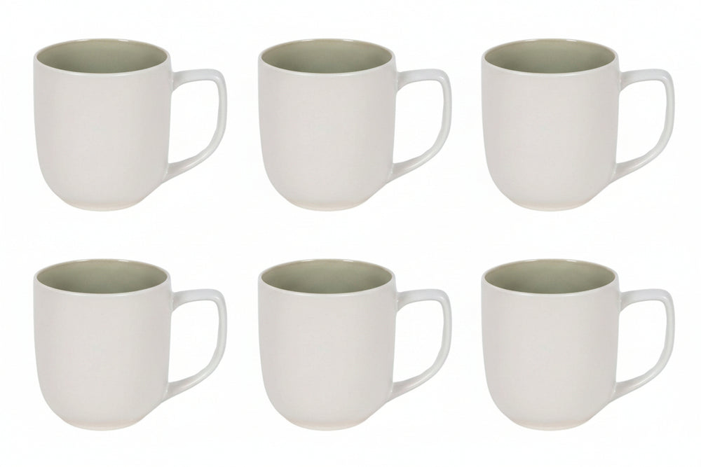 Tazas Cookinglife Verde Musgo 390 ml - 6 unidades