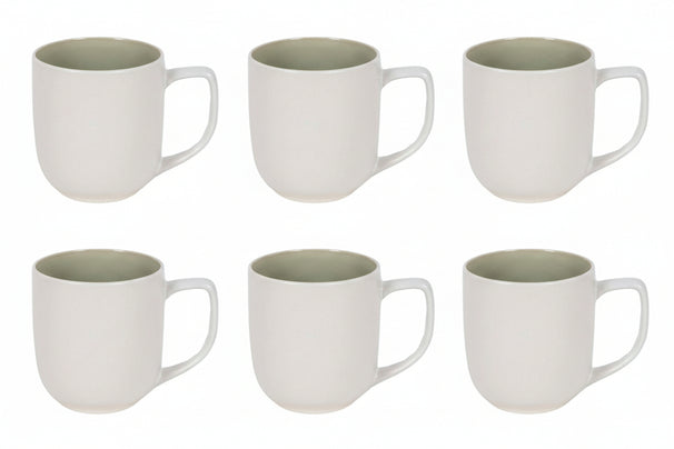 Tazas Cookinglife Verde Musgo 390 ml - 6 unidades