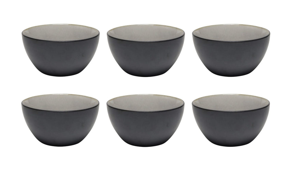 Cookinglife Cuencos para sopa / Cuencos Nola Gris cálido ø 14 cm - 6 piezas