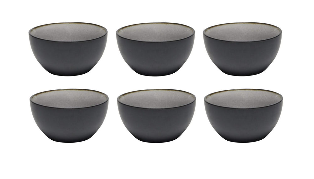 Cookinglife Cuencos pequeños Nola Gris cálido ø 12 cm - 6 piezas